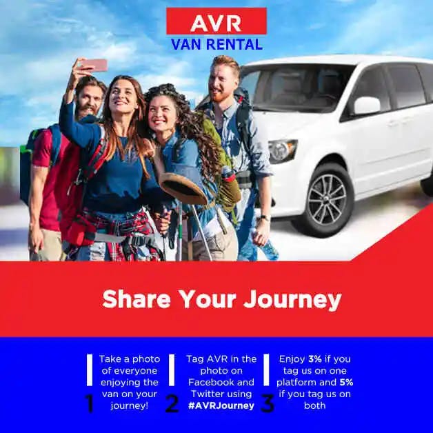 AVR Share Your Journey Promo - Save Up To 5% EXTRA!